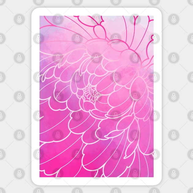 pastel pink peony flower Sticker by weilertsen